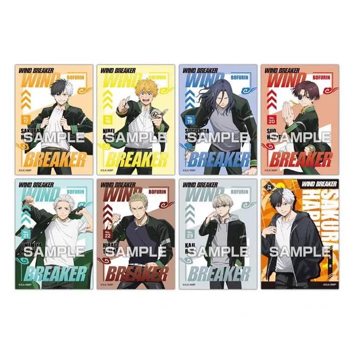 Аніме картки Clear collection 1 Ensky — Вітролом (Wind Breaker) 2