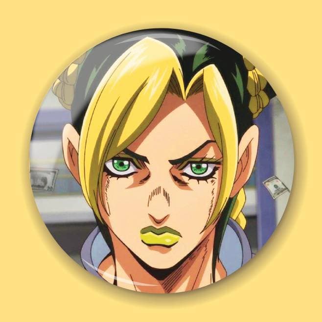 Аніме значок Неймовірні пригоди ДжоДжо (JoJo's Bizarre Adventure) 16, 56 мм, глянець