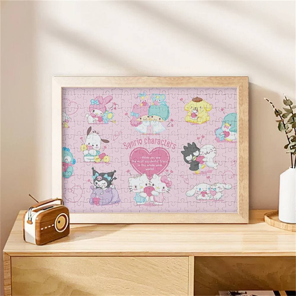 Деревʼяний пазл з рамкою Sanrio/ Onegai My Melody