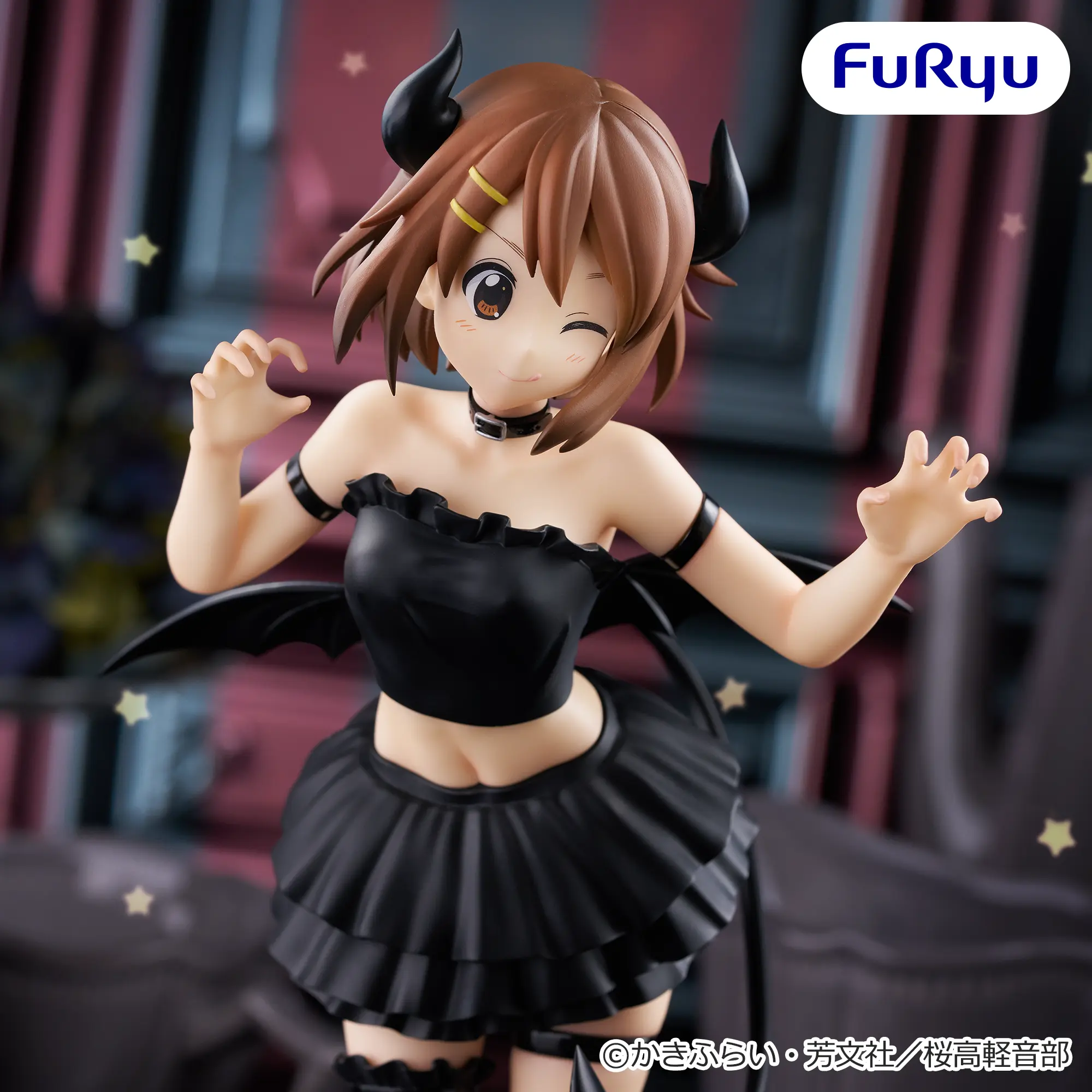 Аніме фігурка Юі Хірасава: BiCute Dark (Yui Hirasawa: BiCute Dark Ver.) — Кей-Он! (K-On!), серія BiCute Dark, 23 см, виробник FuRyu 4
