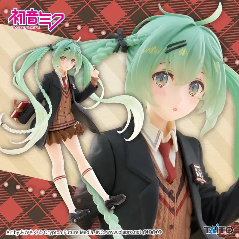 Аніме фігурка Хацуне Міку (Hatsune Miku) Fashion Preppy Ver. Taito — Хацуне Міку (Hatsune Miku), 18 см 2