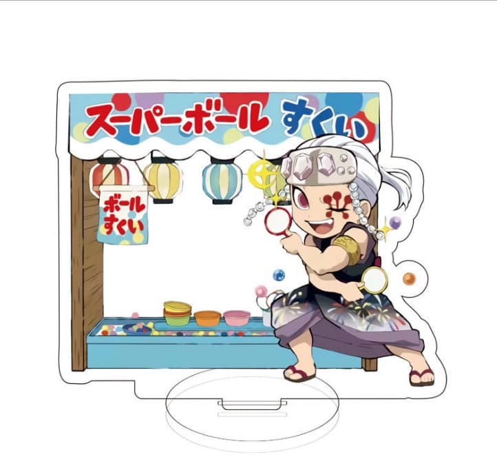 Аніме акриловий стенд Тенген Узуй (Tengen Uzui) — Клинок, який знищує демонів (Demon Slayer), 9 см