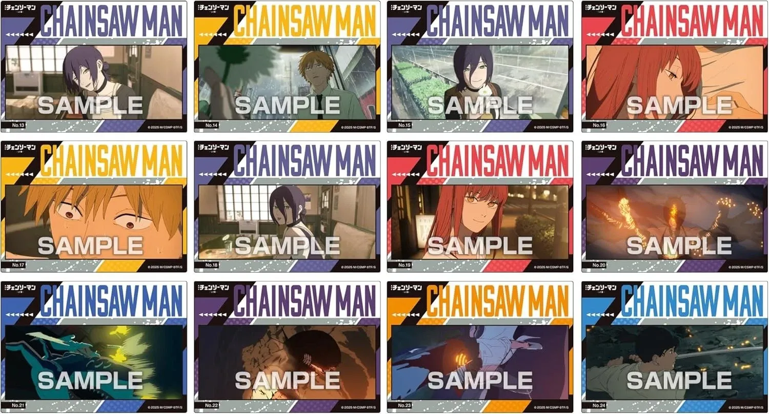 Аніме картки — Людина-бензопила: арка Резе (Chainsaw Man Reze Arc), серія Clear Card Collection, виробник Ensky 3