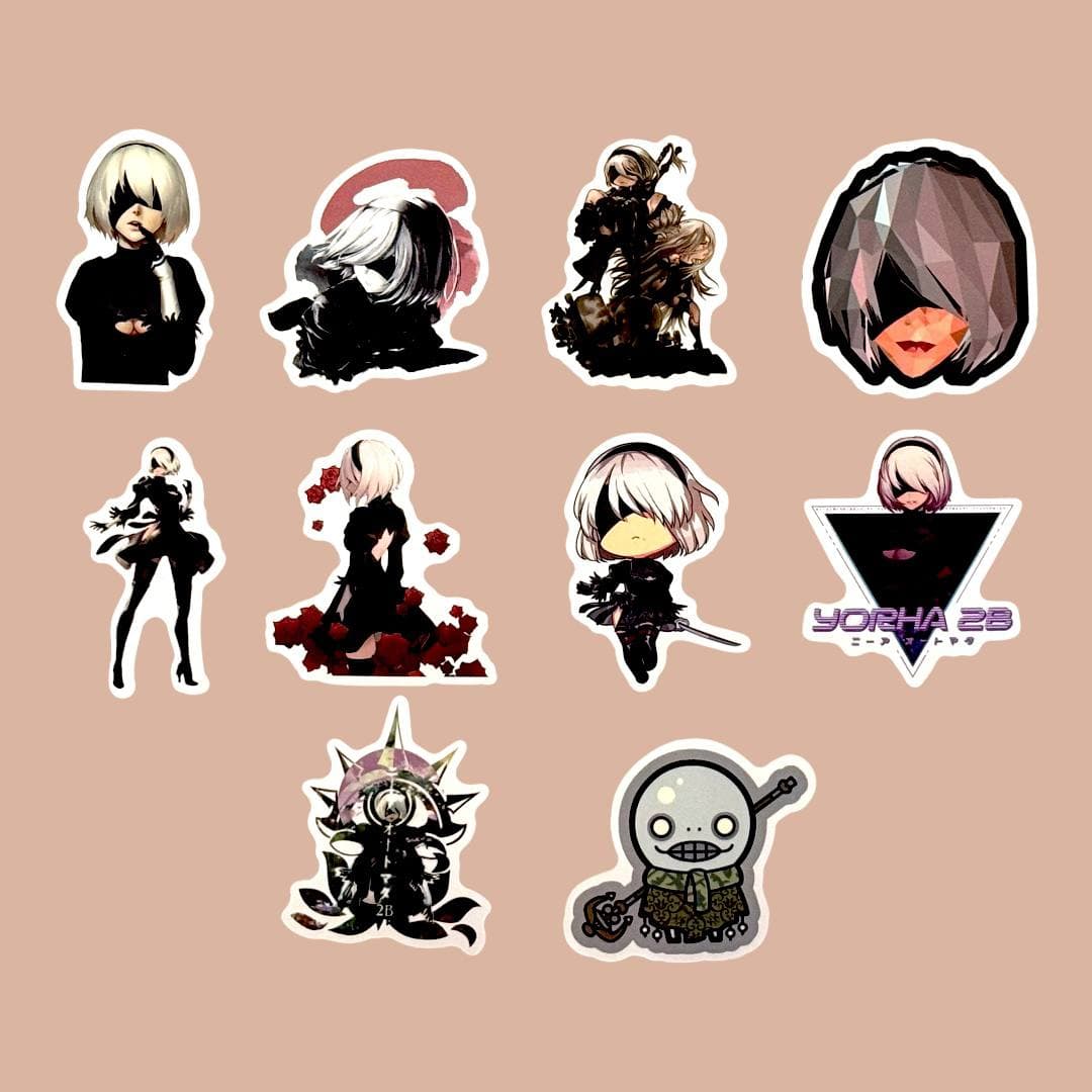 Наліпки по аніме NieR: Automata