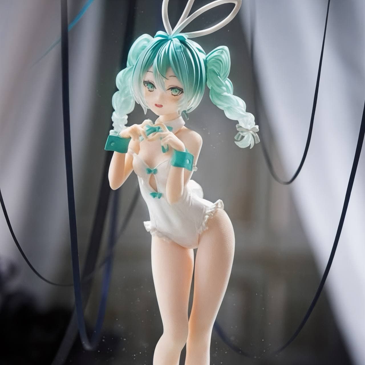 Аніме фігурка Хацуне Міку (Hatsune Miku) BiCute Bunnies Rurudo White Color ver. Furyu — Хацуне Міку (Hatsune Miku), 27 см 6