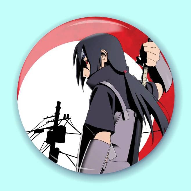 Аніме значок Наруто (Naruto) 76, 56 мм, глянець