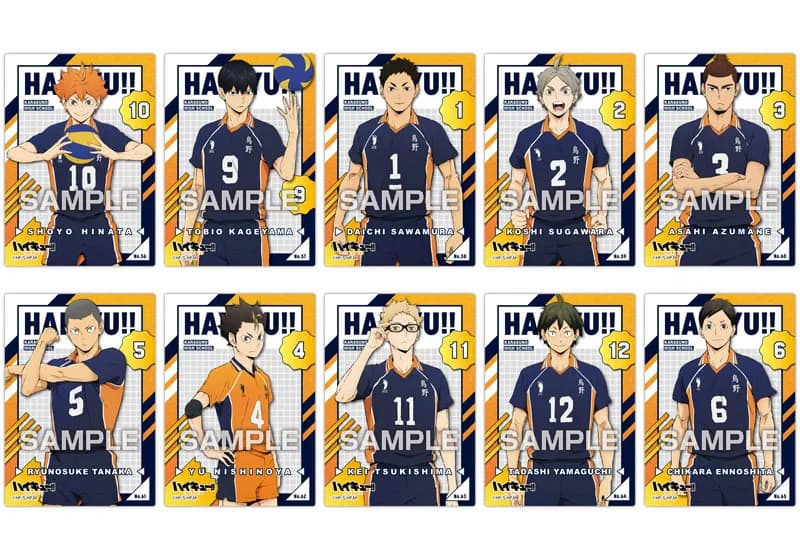 Аніме картки — Волейбол!! До вершини (Haikyu!! TO THE TOP), серія Clear Card Collection 2, виробник Ensky 2