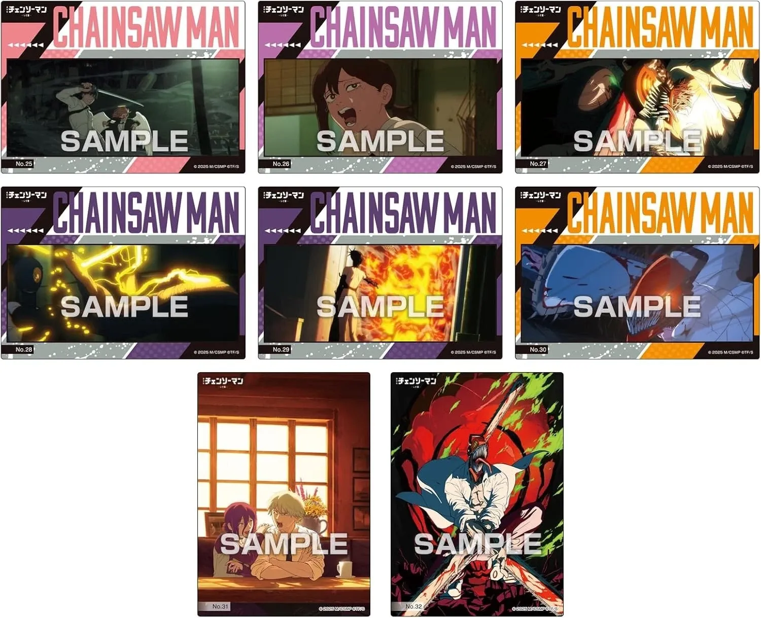 Аніме картки — Людина-бензопила: арка Резе (Chainsaw Man Reze Arc), серія Clear Card Collection, виробник Ensky 4
