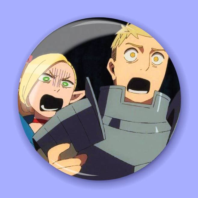 Аніме значок Смаколики з підземелля (Delicious in Dungeon) 18, 56 мм