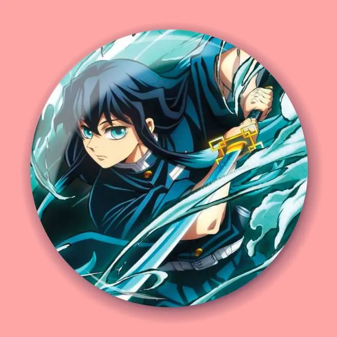 Аніме значок Клинок, який знищує демонів (Demon Slayer) 30, 56 мм