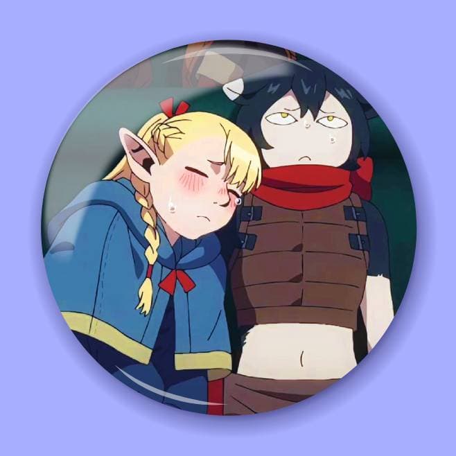 Аніме значок Смаколики з підземелля (Delicious in Dungeon) 31, 56 мм