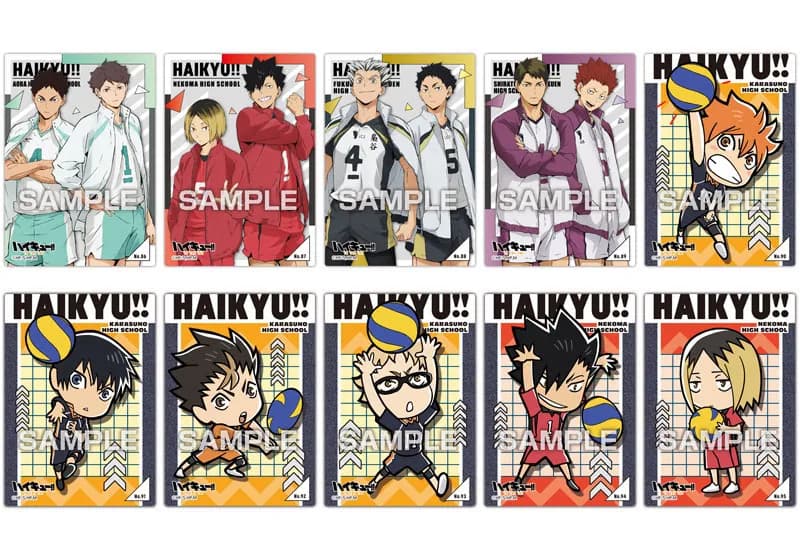 Аніме картки — Волейбол!! До вершини (Haikyu!! TO THE TOP), серія Clear Card Collection 2, виробник Ensky 5