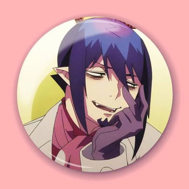 Аніме значок Блакитний екзорцист (Blue Exorcist) 10, 56 мм, глянець
