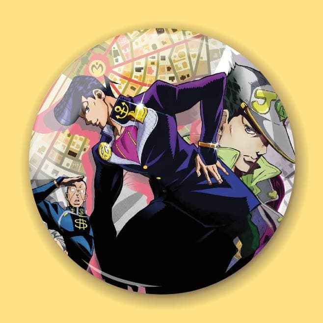 Аніме значок Неймовірні пригоди ДжоДжо (JoJo's Bizarre Adventure) 6, 56 мм, глянець