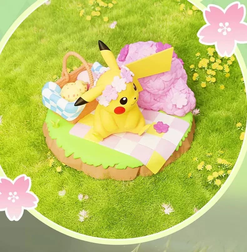 Аніме фігурка Пікачу (Pikachu) — Покемон (Pokemon), серія Langbowang Wilderness Ornaments, 7 см 4