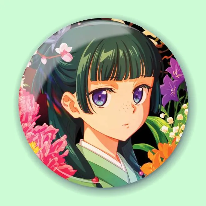 Аніме значок Монолог травниці (The Apothecary Diaries) 65, 56 мм
